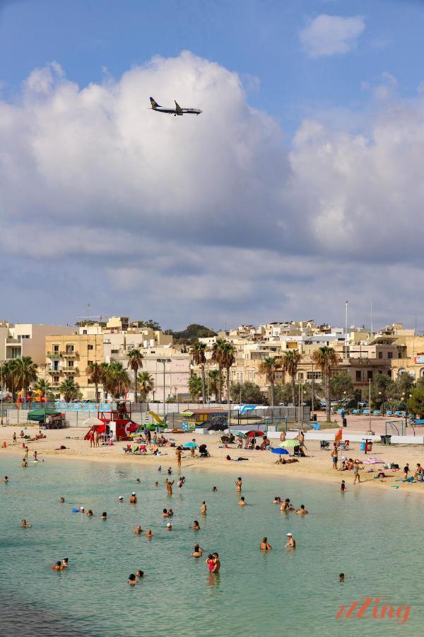 Luxurious Duplex Seafront Apt W Amazing Sea Views Birżebbuġa Eksteriør billede